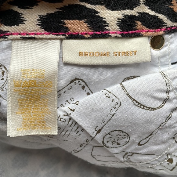 Kate Spade Broome Street leopard jeans - Picture 3 of 6